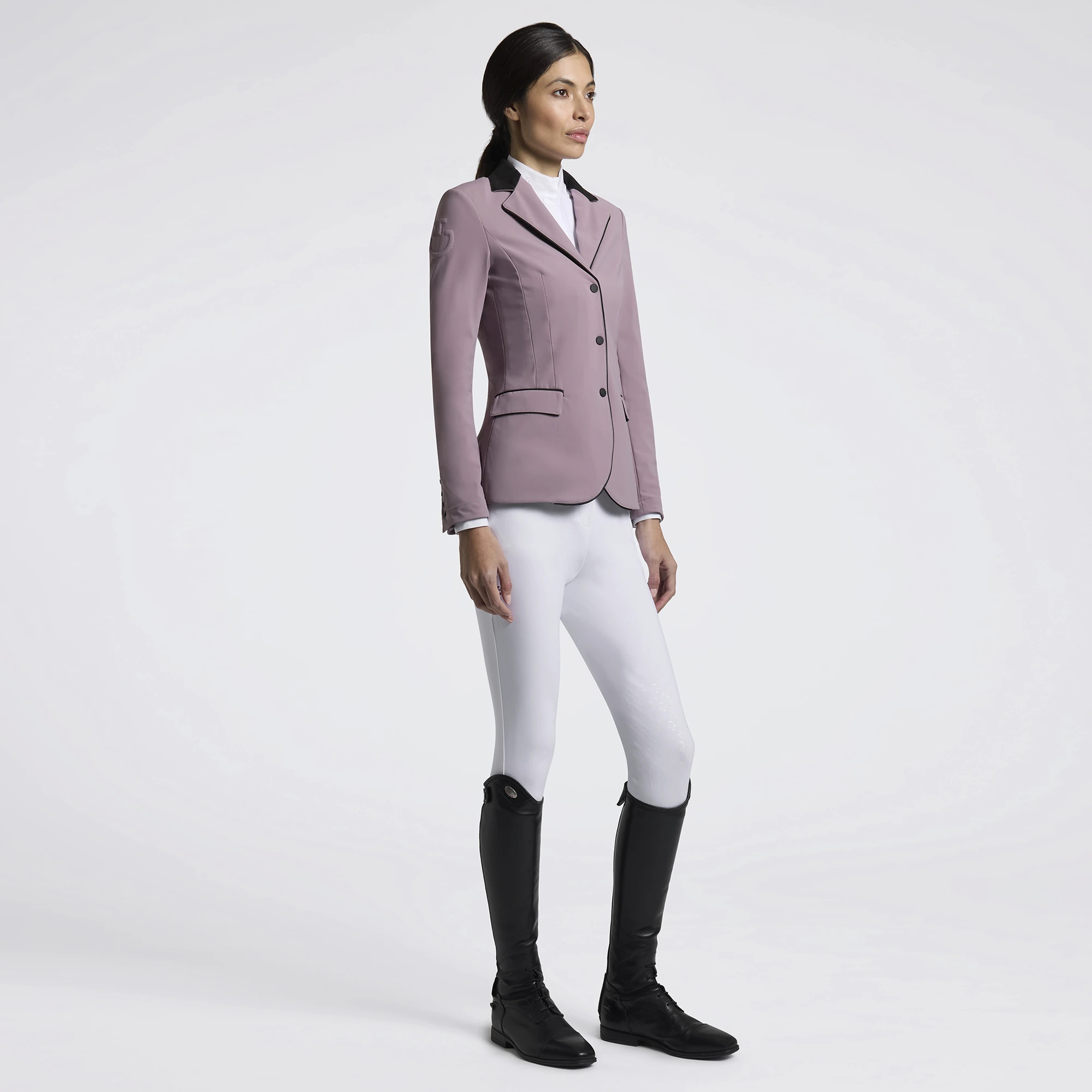 Cavalleria Toscana Women's Competition Zip Riding Jacket | Grape Shake Cavalleria Toscana Women's Competition Zip Riding Jacket | Grape Shake