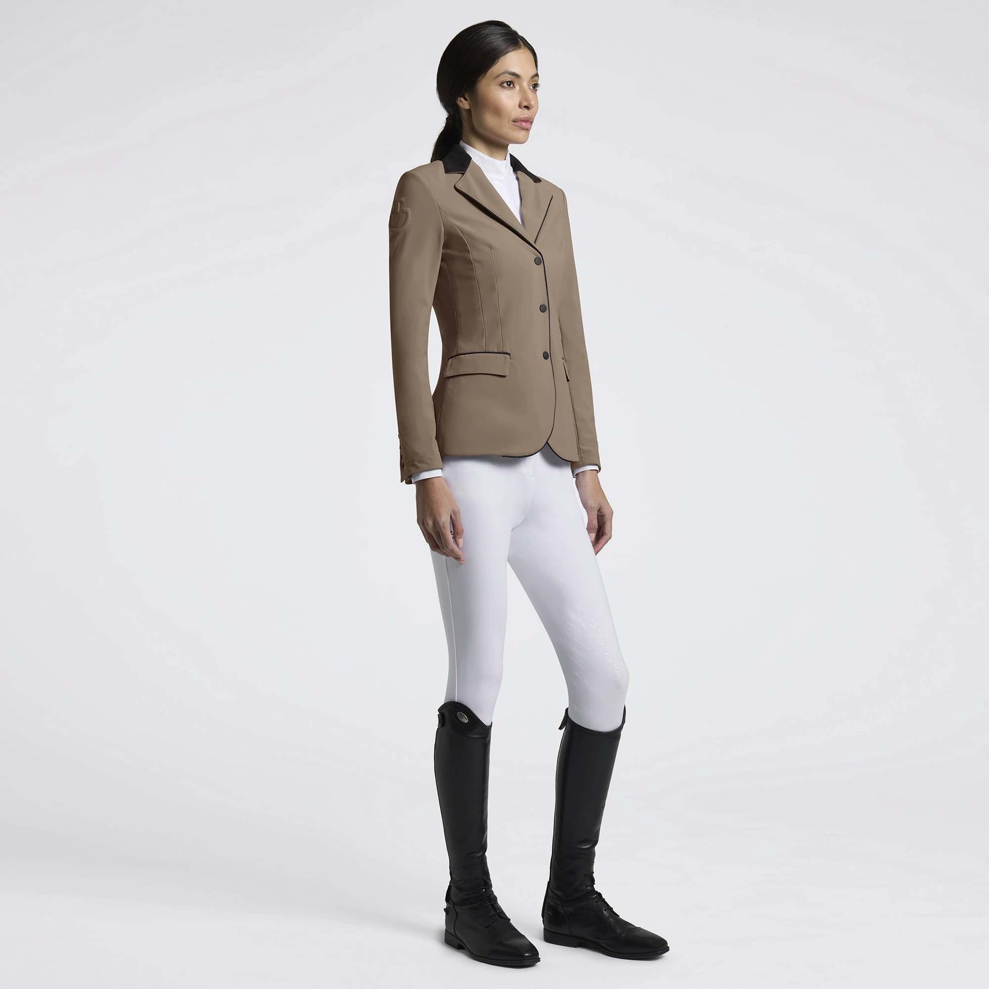 Cavalleria Toscana Dames Wedstrijdjasje Zip | Walnut Cavalleria Toscana Dames Wedstrijdjasje Zip | Walnut