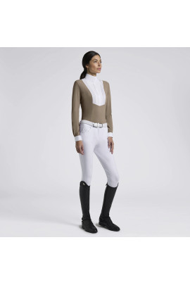 Cavalleria Toscana Dames Wedstrijdshirt | Walnoot
