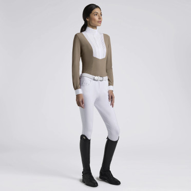 Cavalleria Toscana Women's Competition Shirt | Walnut Cavalleria Toscana Women's Competition Shirt | Walnut