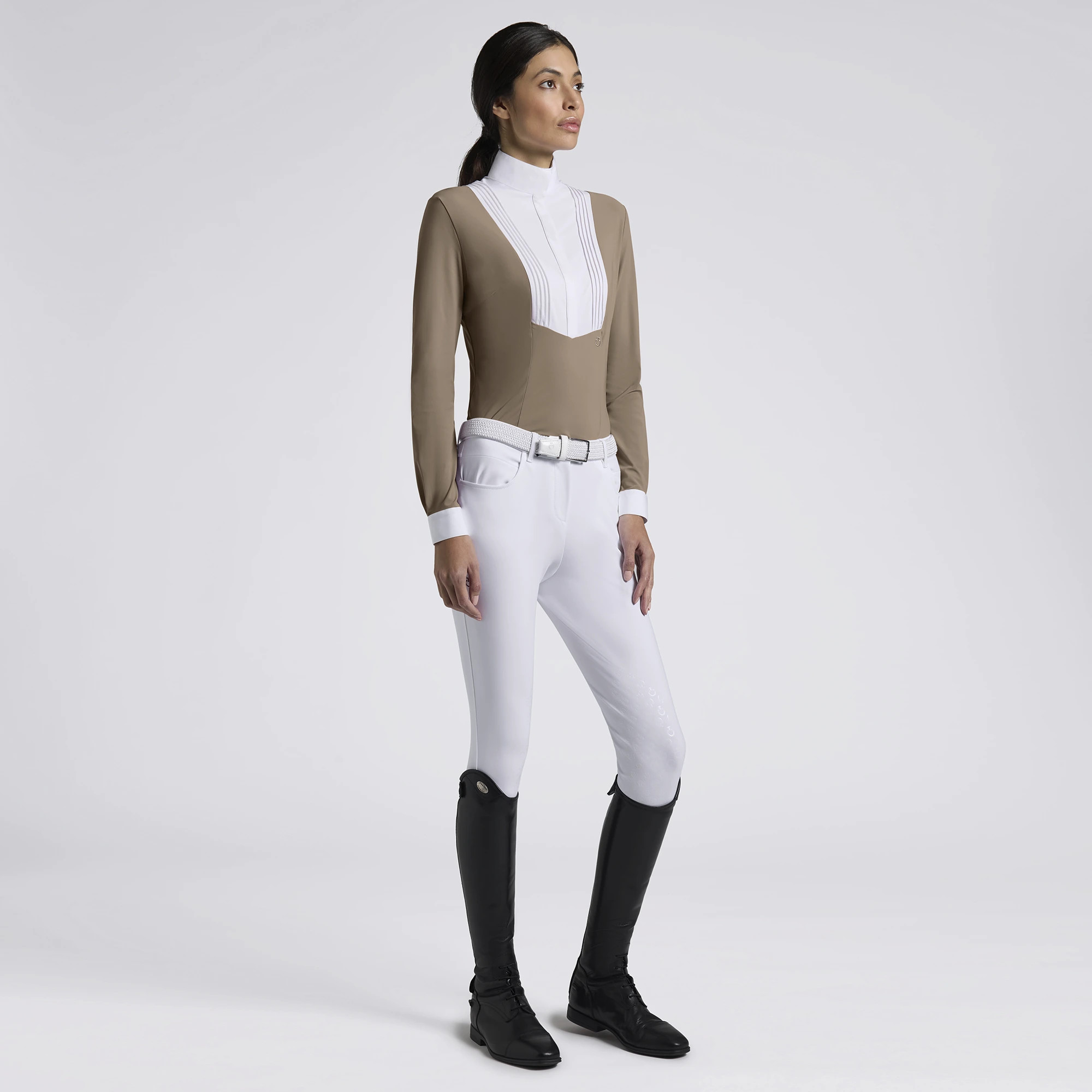 Cavalleria Toscana Women's Competition Shirt | Walnut Cavalleria Toscana Women's Competition Shirt | Walnut