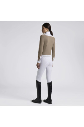 Cavalleria Toscana American Wedstrijdshirt Lange Mouw walnoot Beige – Shop Nu Cavalleria Toscana American Wedstrijdshirt Lange Mouw walnoot Beige – Shop Nu