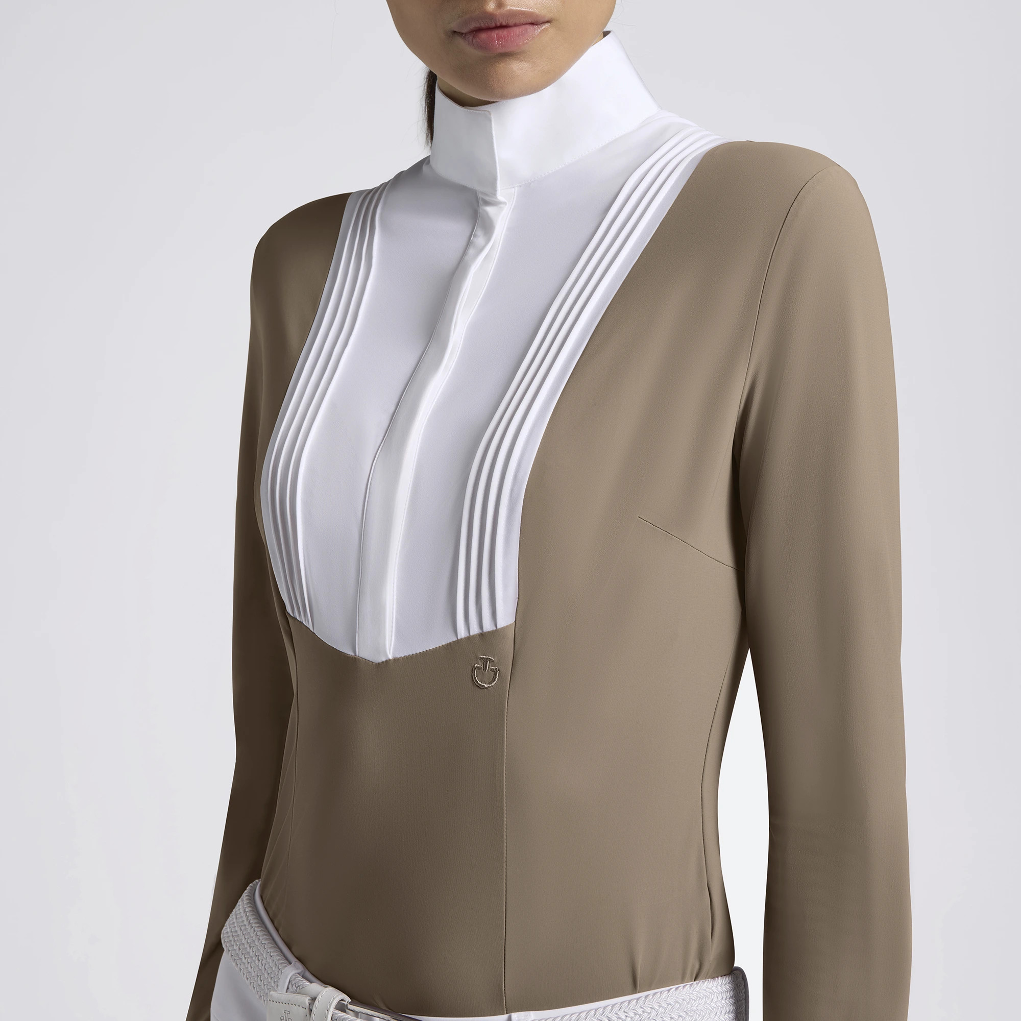 Cavalleria Toscana walnut Hunter Shirt with Pleated Insert – Shop Now Cavalleria Toscana walnut Hunter Shirt with Pleated Insert – Shop Now