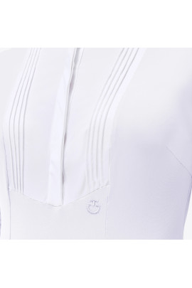Cavalleria Toscana Hunter Shirt Wit met Pleated Insert – Bestel Nu Cavalleria Toscana Hunter Shirt Wit met Pleated Insert – Bestel Nu