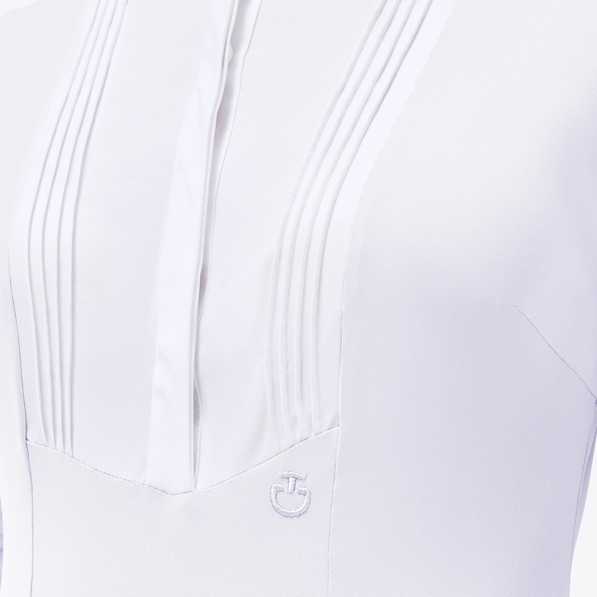 Cavalleria Toscana Hunter Shirt Wit met Pleated Insert – Bestel Nu Cavalleria Toscana Hunter Shirt Wit met Pleated Insert – Bestel Nu