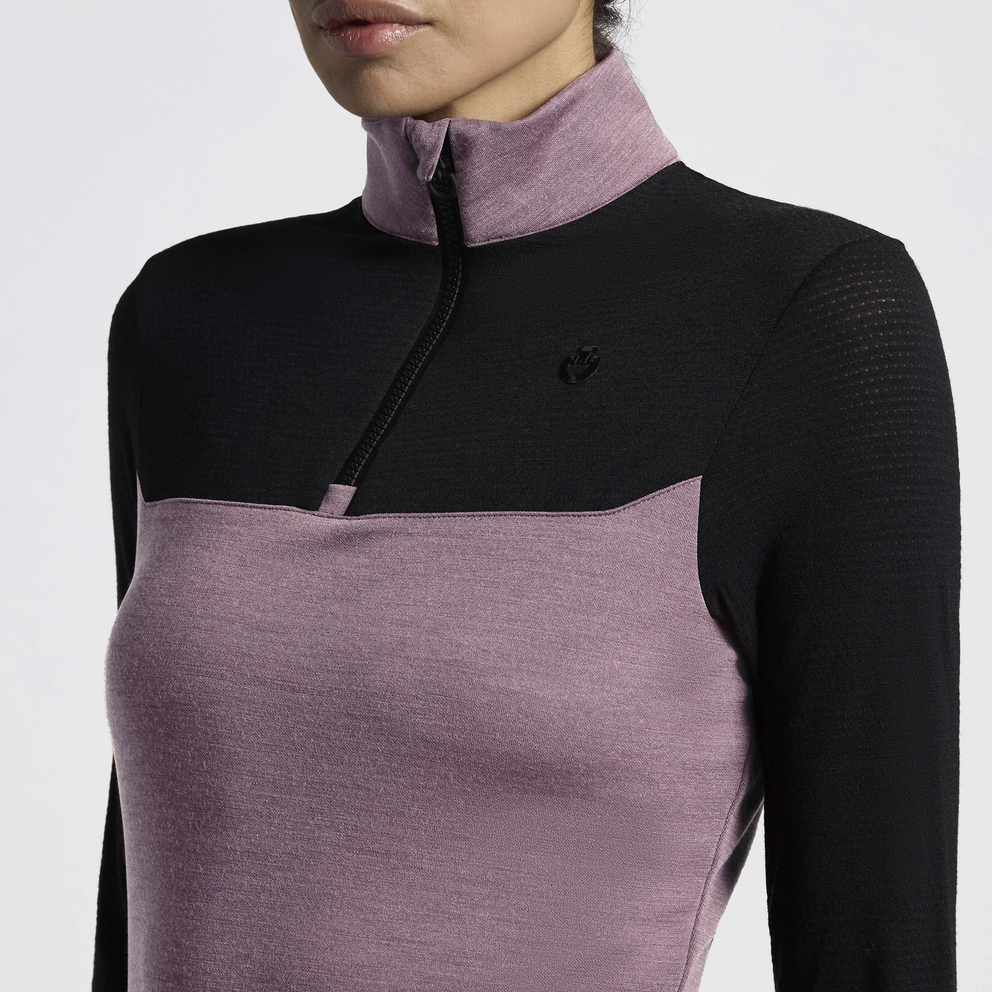 Cavalleria Toscana Trainingsshirt – Tech Wool Zwart grape shake | Shop Nu Cavalleria Toscana Trainingsshirt – Tech Wool Zwart grape shake | Shop Nu
