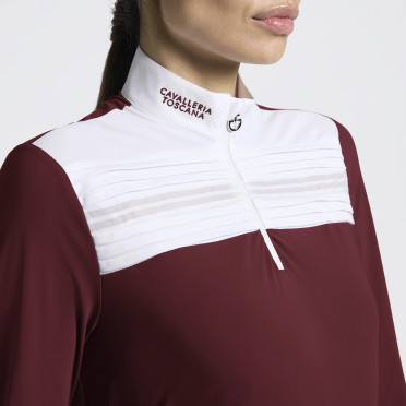 Cavalleria Toscana Wedstrijdshirt met Pleated Insert – Shop Nu Cavalleria Toscana Wedstrijdshirt met Pleated Insert – Shop Nu