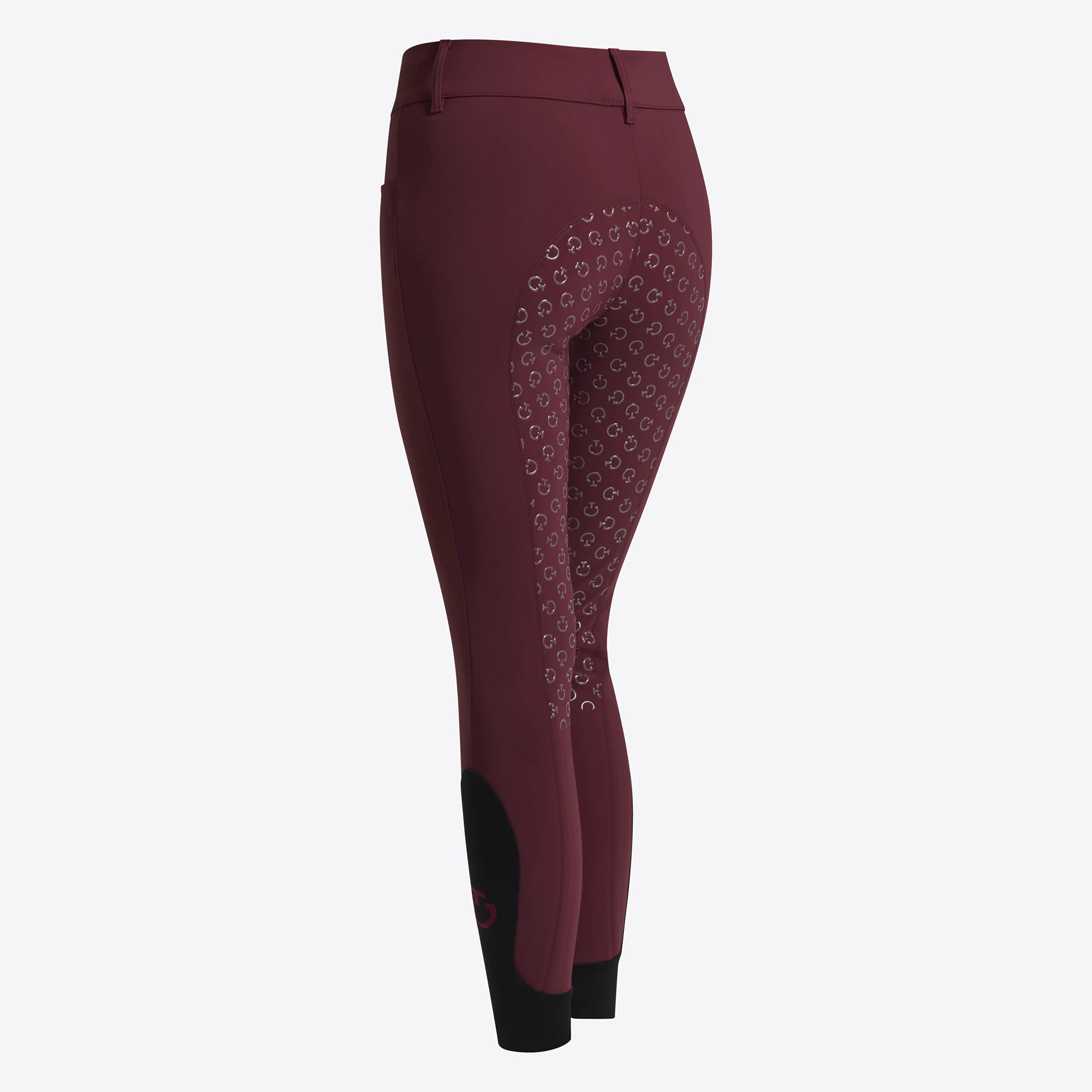 Bestel Cavalleria Toscana Bordeaux High-Waisted American Rijbroek | Full Grip & Comfort Bestel Cavalleria Toscana Bordeaux High-Waisted American Rijbroek | Full Grip & Comfort