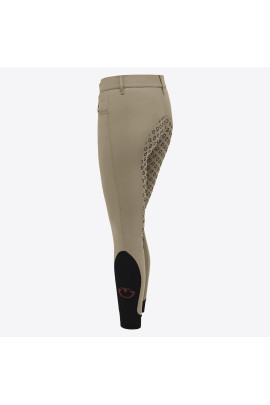 Buy Cavalleria Toscana Beige High-Waisted American Riding Breeches | Breathable & Full Grip Buy Cavalleria Toscana Beige High-Waisted American Riding Breeches | Breathable & Full Grip