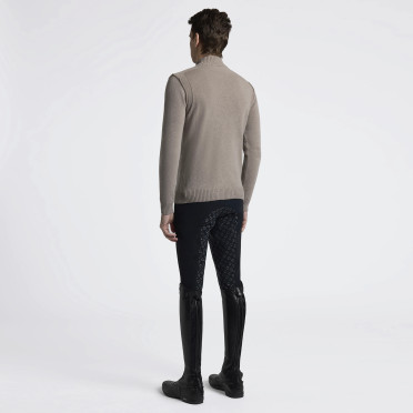 Cavalleria Toscana Half Zip Wool Sweater Walnut Shade | Men | Shop Now Cavalleria Toscana Half Zip Wool Sweater Walnut Shade | Men | Shop Now