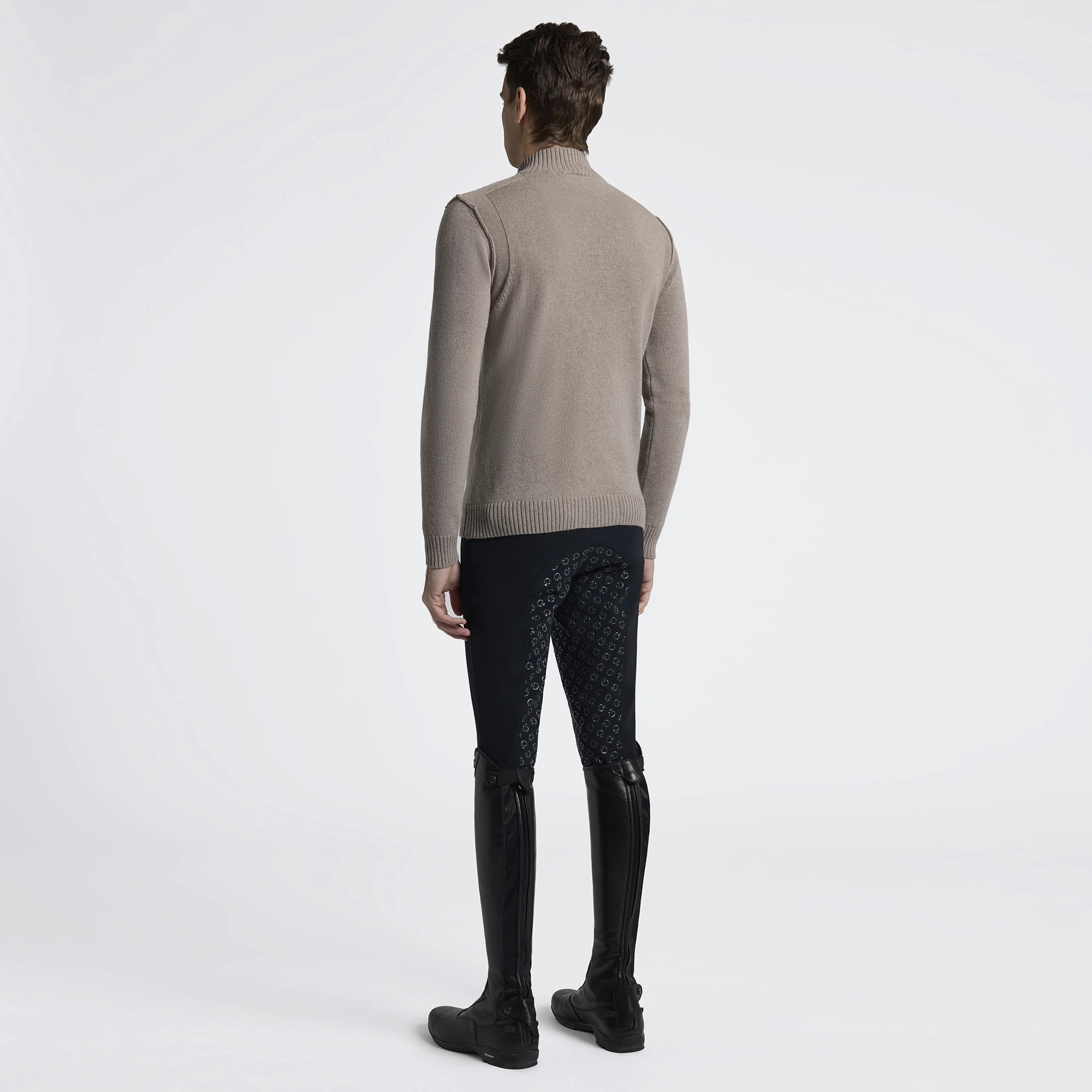 Cavalleria Toscana Half Zip Wollen Coltrui Walnoottint | Heren | Bestel Nu Cavalleria Toscana Half Zip Wollen Coltrui Walnoottint | Heren | Bestel Nu