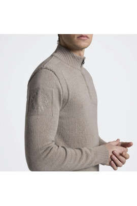 Cavalleria Toscana Half Zip Wollen Coltrui Walnoottint | Heren | Bestel Nu Cavalleria Toscana Half Zip Wollen Coltrui Walnoottint | Heren | Bestel Nu
