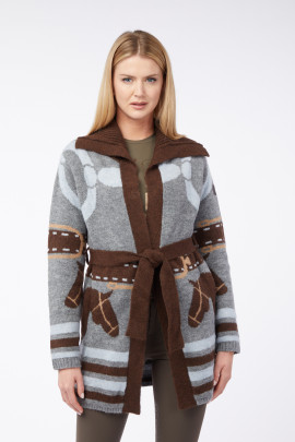 Vestrum Women's Cardigan Munich | Grey-Blue