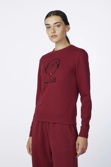 Vestrum LAB Sirrah Dames Sweater | Ruby Red Vestrum LAB Sirrah Dames Sweater | Ruby Red