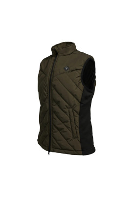 Back on Track Verwarmde Dames Bodywarmer Etna | Olijf Groen Back on Track Verwarmde Dames Bodywarmer Etna | Olijf Groen