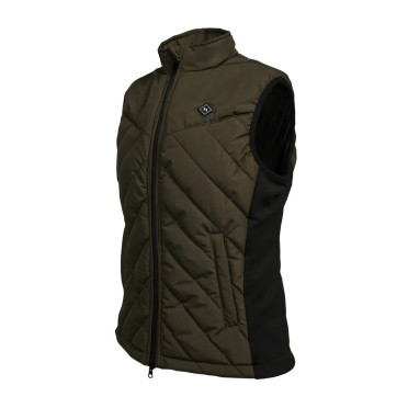 Back on Track Verwarmde Dames Bodywarmer Etna | Olijf Groen Back on Track Verwarmde Dames Bodywarmer Etna | Olijf Groen