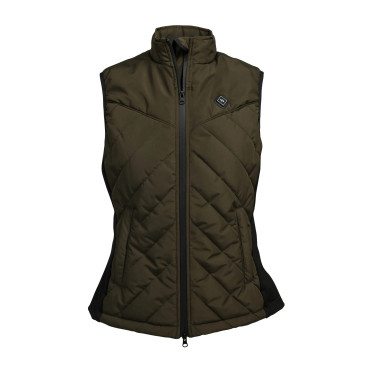 Back on Track Heated Ladies Vest Etna | Olive Green Back on Track Heated Ladies Vest Etna | Olive Green