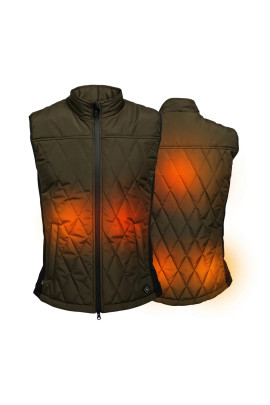 Back on Track Verwarmde Heren Bodywarmer Teide | Olijf Groen Back on Track Verwarmde Heren Bodywarmer Teide | Olijf Groen