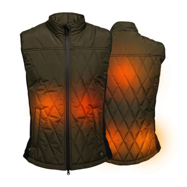 Back on Track Verwarmde Heren Bodywarmer Teide | Olijf Groen Back on Track Verwarmde Heren Bodywarmer Teide | Olijf Groen