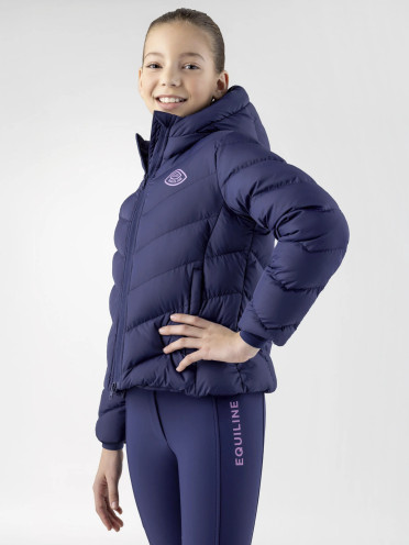 Equiline Cumin Meisjes Jas | Navy Peony Equiline Cumin Meisjes Jas | Navy Peony