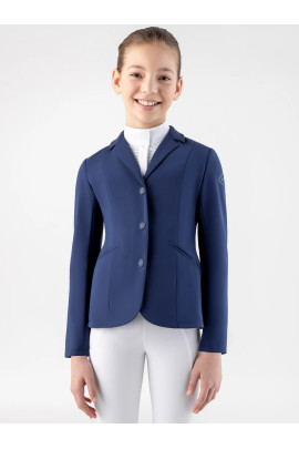 Equiline Ciac Girls Competition Jacket | Navy Peony