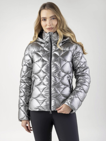 Equiline Gasic Dames Gewatteerde Jas | Argento Equiline Gasic Dames Gewatteerde Jas | Argento