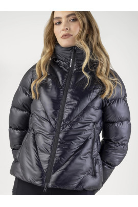 Equiline Coolbomb Women's Glossy Padded Jacket | Black