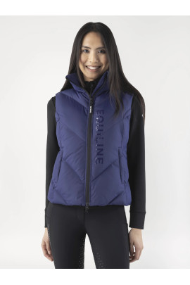 Equiline Cilet Women's Padded Gilet | Navy Peony