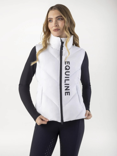 Equiline Cilet Dames Bodywarmer | Wit Equiline Cilet Dames Bodywarmer | Wit