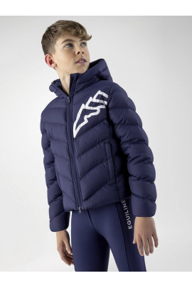 Equiline Cino Boys Padded Jacket | Navy Peony