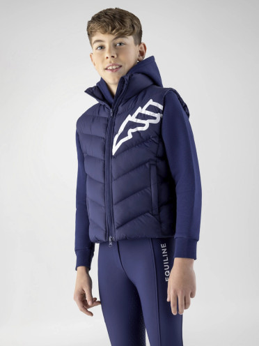 Equiline Cerk Jongens Bodywarmer | Navy Peony Equiline Cerk Jongens Bodywarmer | Navy Peony