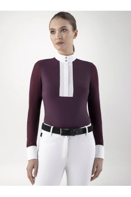 Equiline Golk Women's Competition Shirt LS | Amaranto