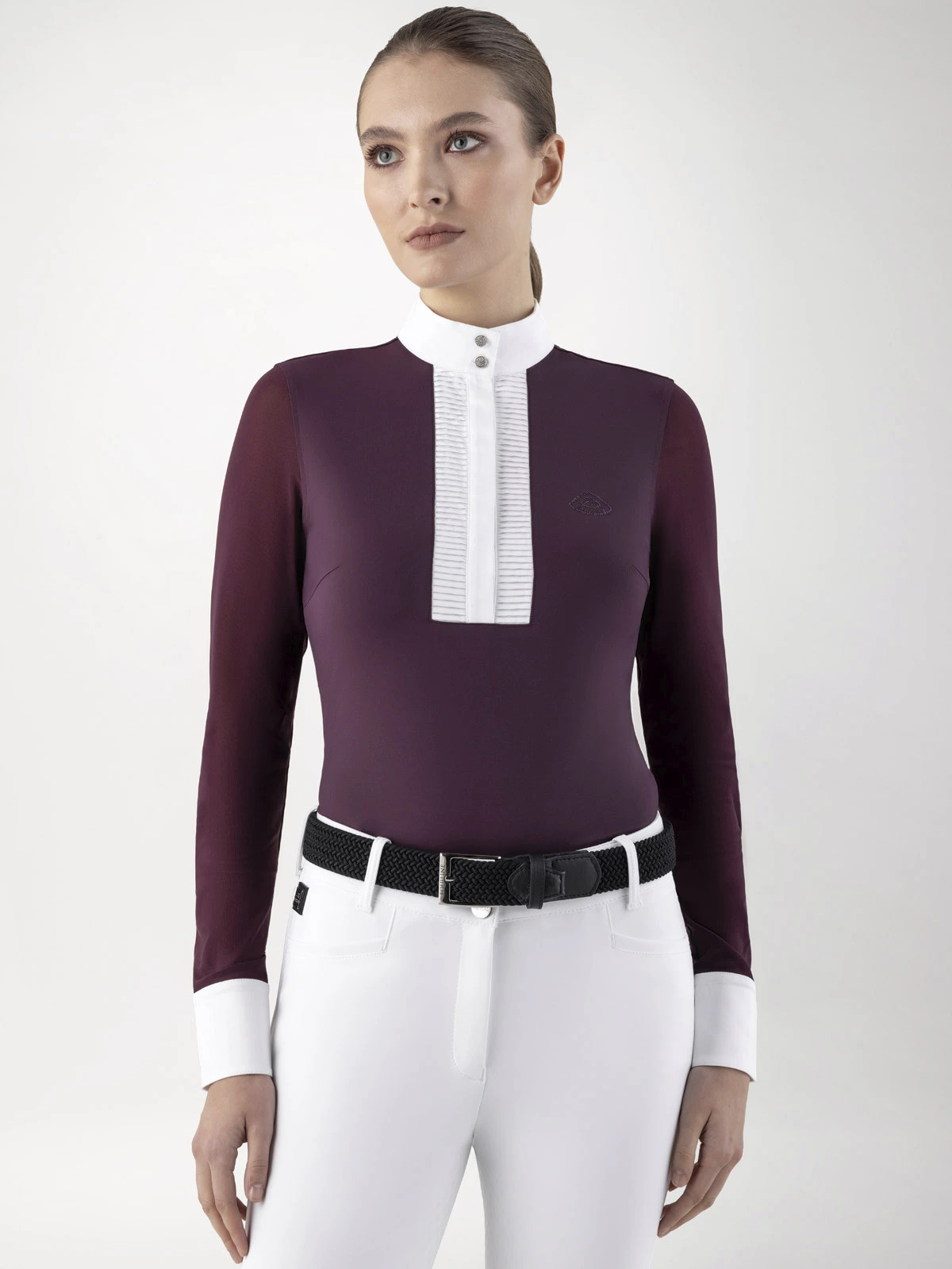 Equiline Golk Dames Wedstrijdshirt LS | Amaranto Equiline Golk Dames Wedstrijdshirt LS | Amaranto