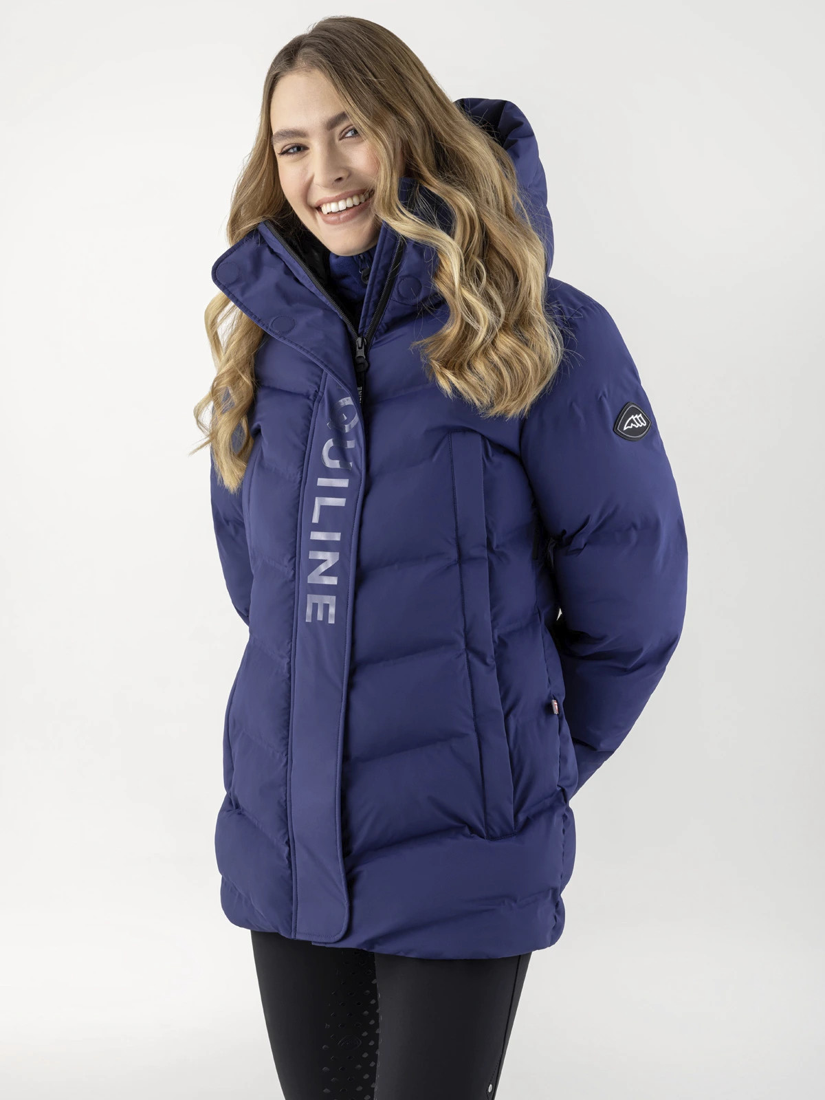 Equiline Cextra Women's Padded Jacket Winter | Navy Peony Equiline Cextra Women's Padded Jacket Winter | Navy Peony