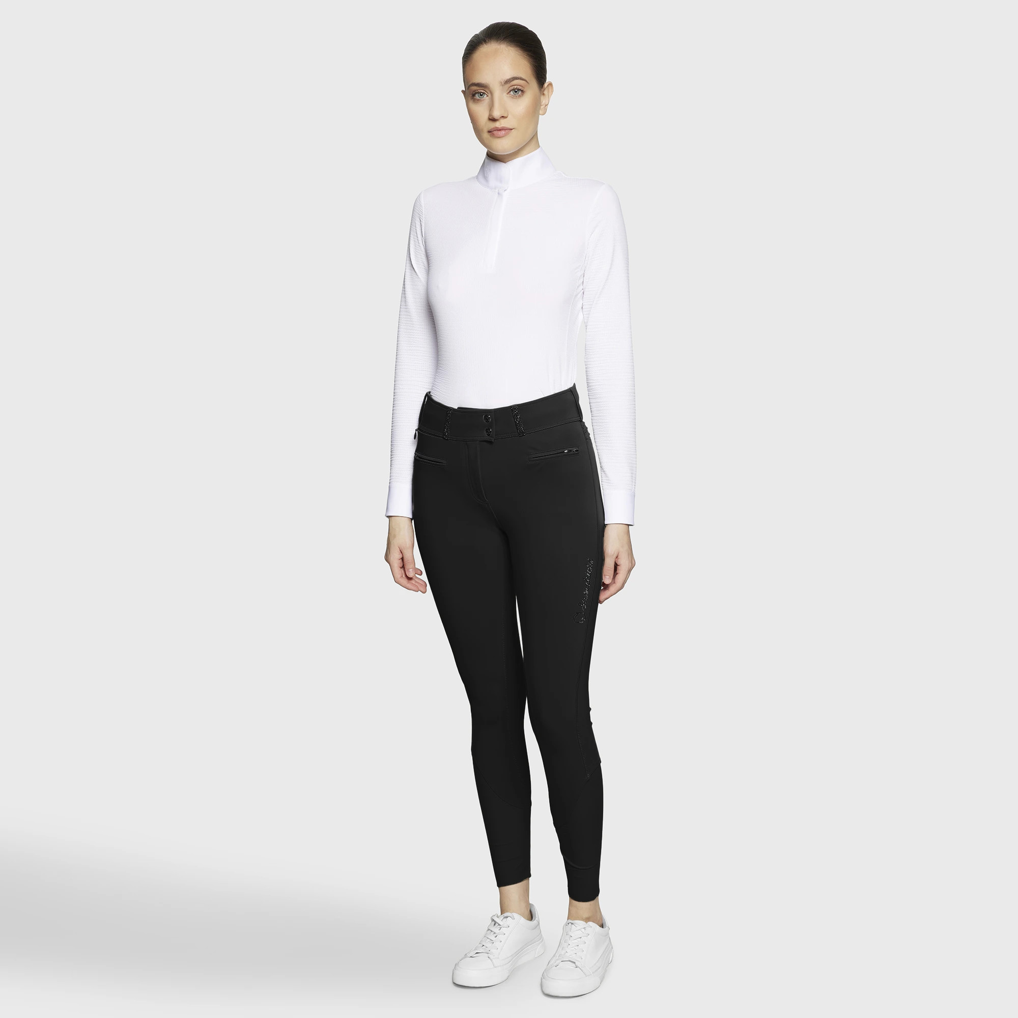 Samshield Claranova Full Grip Women's Riding Breeches | Black Samshield Claranova Full Grip Women's Riding Breeches | Black