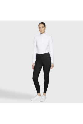 Samshield Clara Premium Knie Grip Dames Rijbroek | Zwart