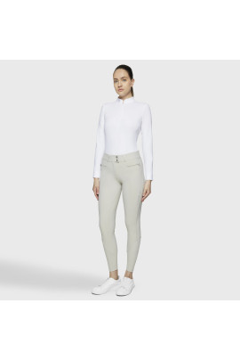Samshield Clara Premium Knie Grip Dames Rijbroek | Beige