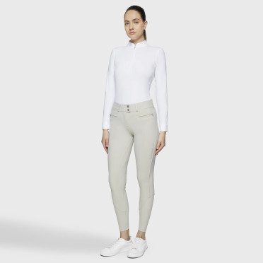 Samshield Clara Premium Knee Grip Women's Riding Breeches | Beige Samshield Clara Premium Knee Grip Women's Riding Breeches | Beige