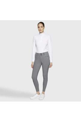 Samshield Clara Premium Full Grip Women's Riding Breeches | Grey