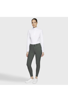 Samshield Clara Premium Full Grip Women's Riding Breeches | Dark Forest