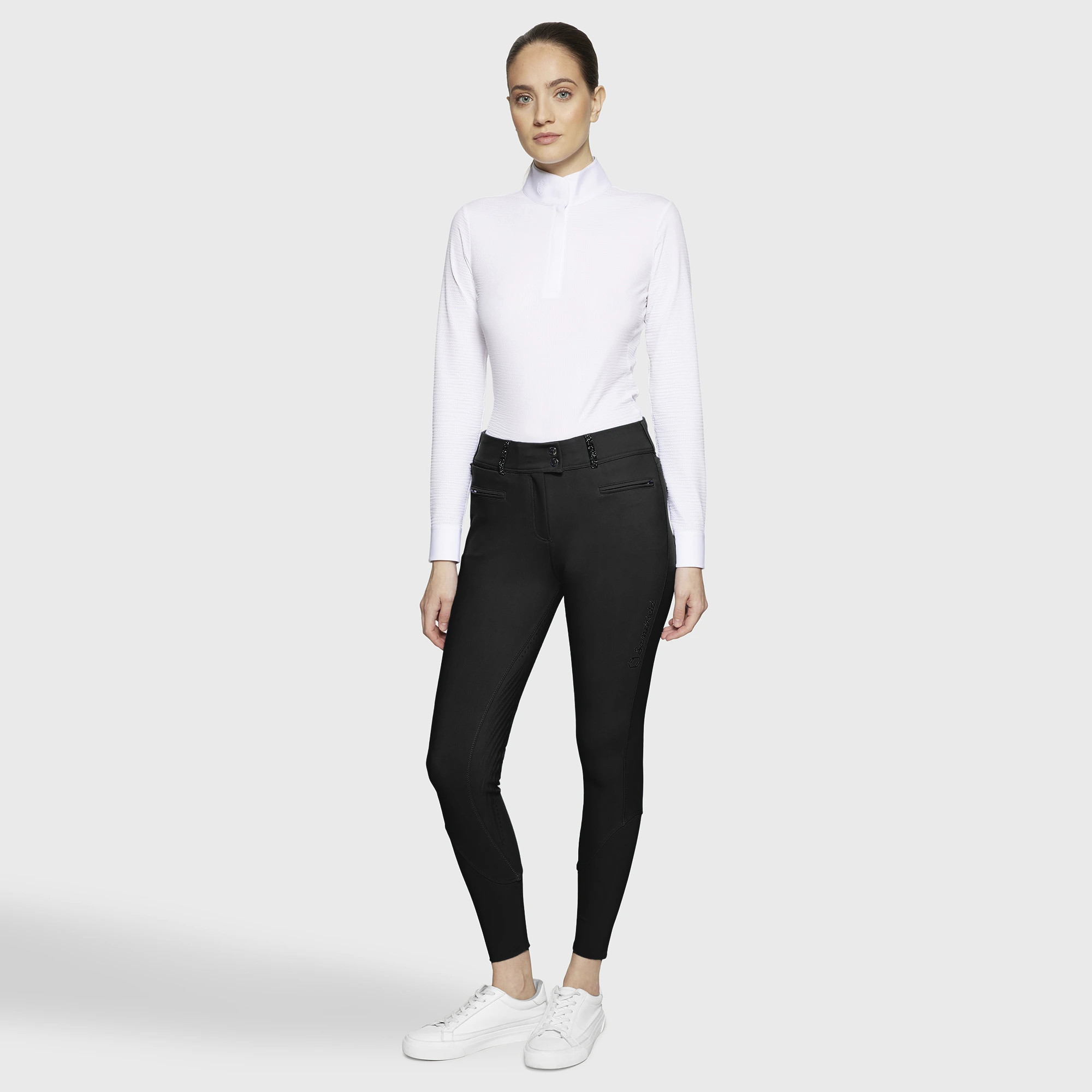 Samshield Clara Premium Full Grip Women's Riding Breeches | Black Samshield Clara Premium Full Grip Women's Riding Breeches | Black