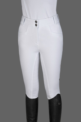 Equiline Women's Softshell Riding Breeches Edelina Full Grip High Waist Equiline Women's Softshell Riding Breeches Edelina Full Grip High Waist