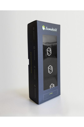 Samshield Balzane Blazon Unisex Sokken 3 Pak | Zwart