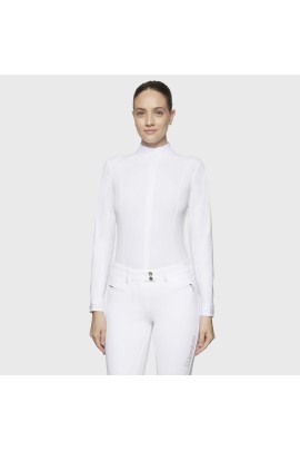 Samshield Aline Crystal Women's Competition Shirt | White