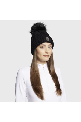 Samshield Nora Crystal Intarsia Women's Beanie | Black
