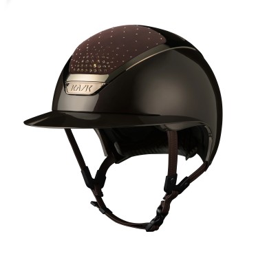 KASK Star Lady Cap Pure Shine - Passage - Espresso Bruin - Greige KASK Star Lady Cap Pure Shine - Passage - Espresso Bruin - Greige
