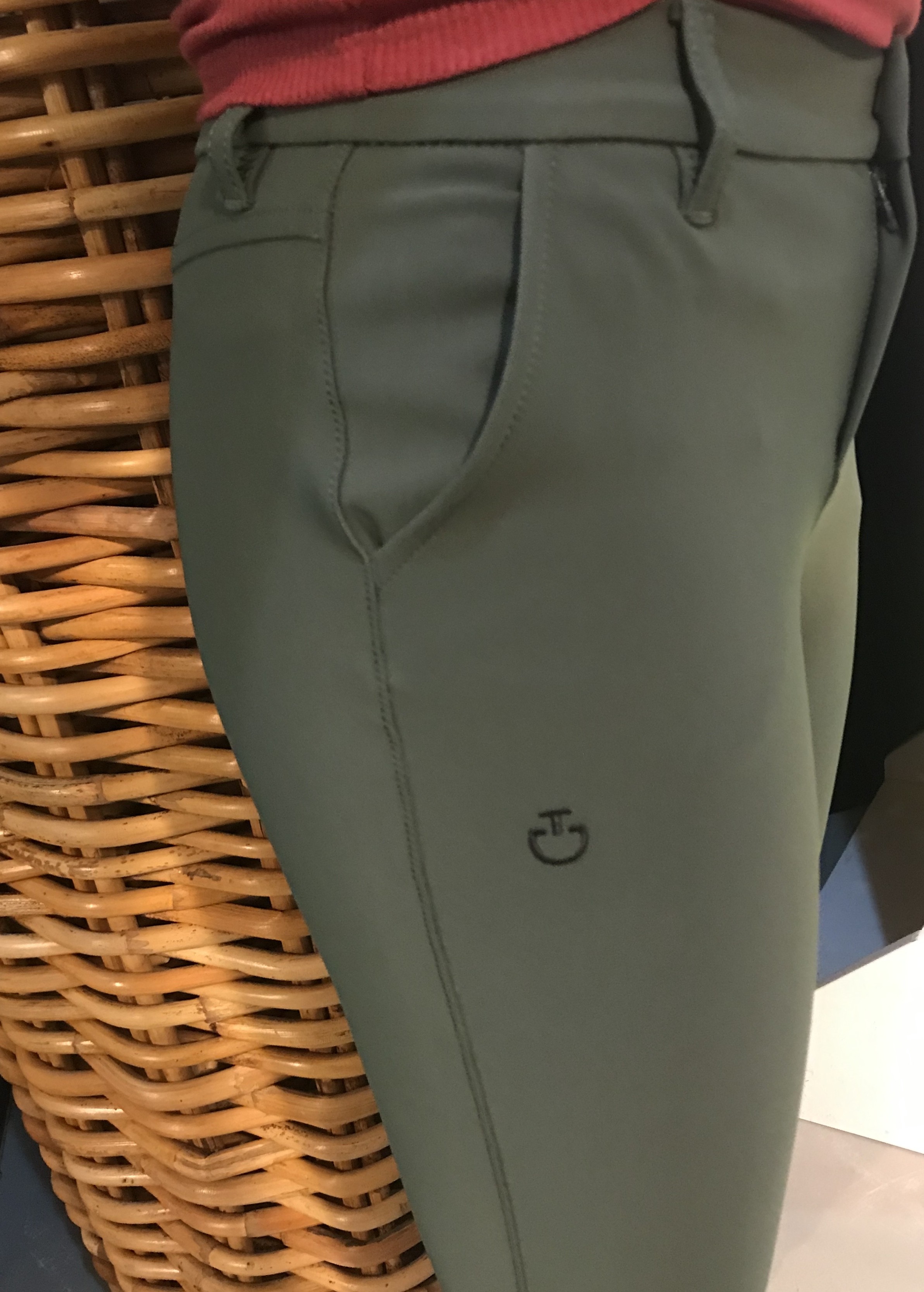 Cavalleria Toscana Kids Knee-Hi Perforated Rijbroek Cavalleria Toscana Kids Knee-Hi Perforated Rijbroek