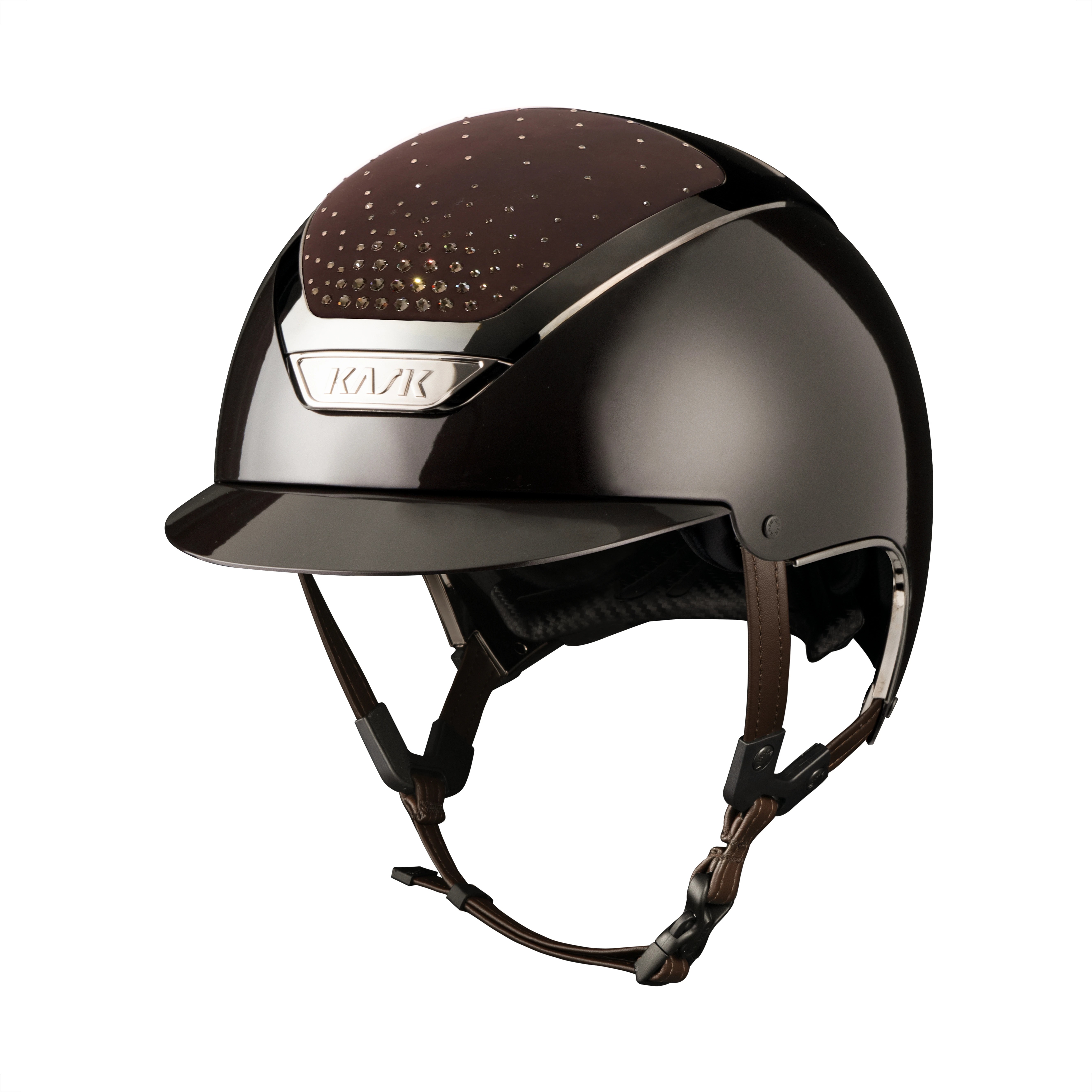 KASK Dogma Helmet Pure Shine Passage Greige | Espresso Brown KASK Dogma Helmet Pure Shine Passage Greige | Espresso Brown