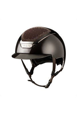 KASK Dogma Helmet Pure Shine In-Out Greige | Espresso Brown
