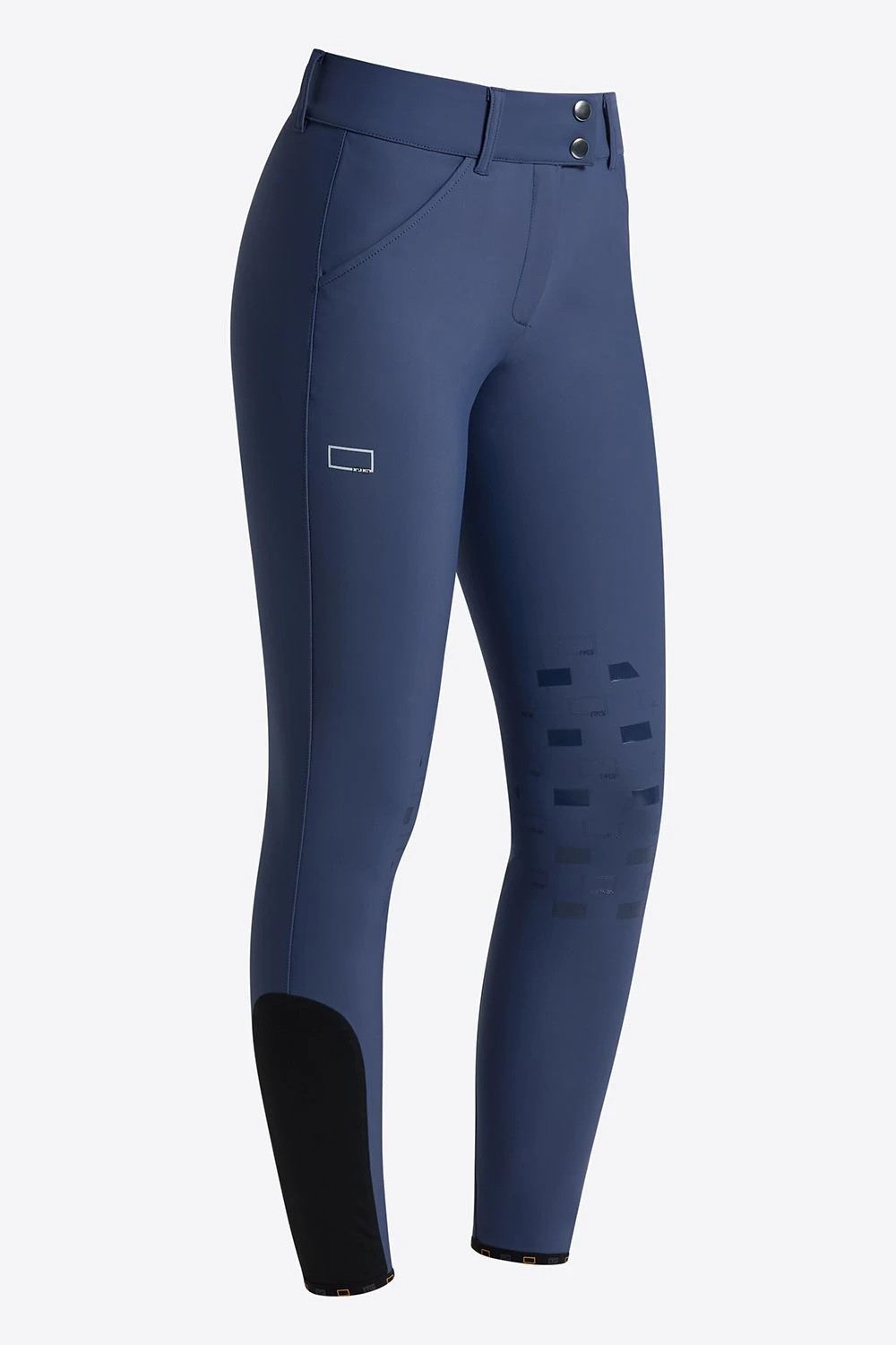 RG Italy Dames Rijbroek Knie Grip High Waist | Blauw RG Italy Dames Rijbroek Knie Grip High Waist | Blauw